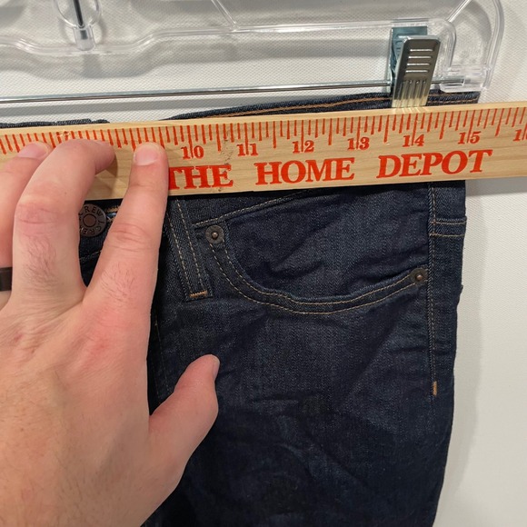 J.Crew 10" High Rise Skinny Jeans‎ Dark Wash Size 29 NWT - Picture 2 of 7